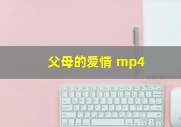 父母的爱情 mp4